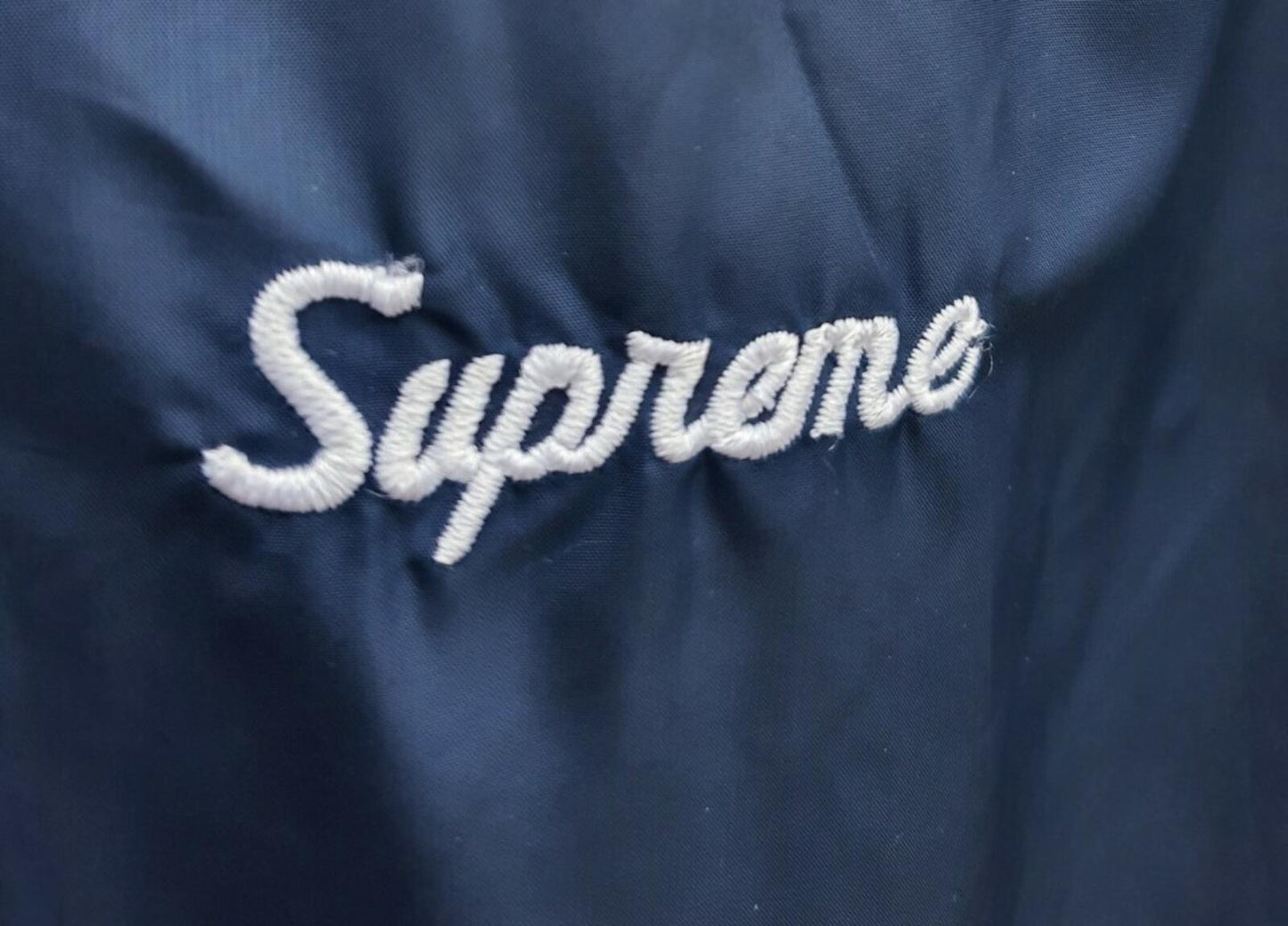 SS11 Supreme x Champion warm up coaches jacket size M medium navy Rare Vintage