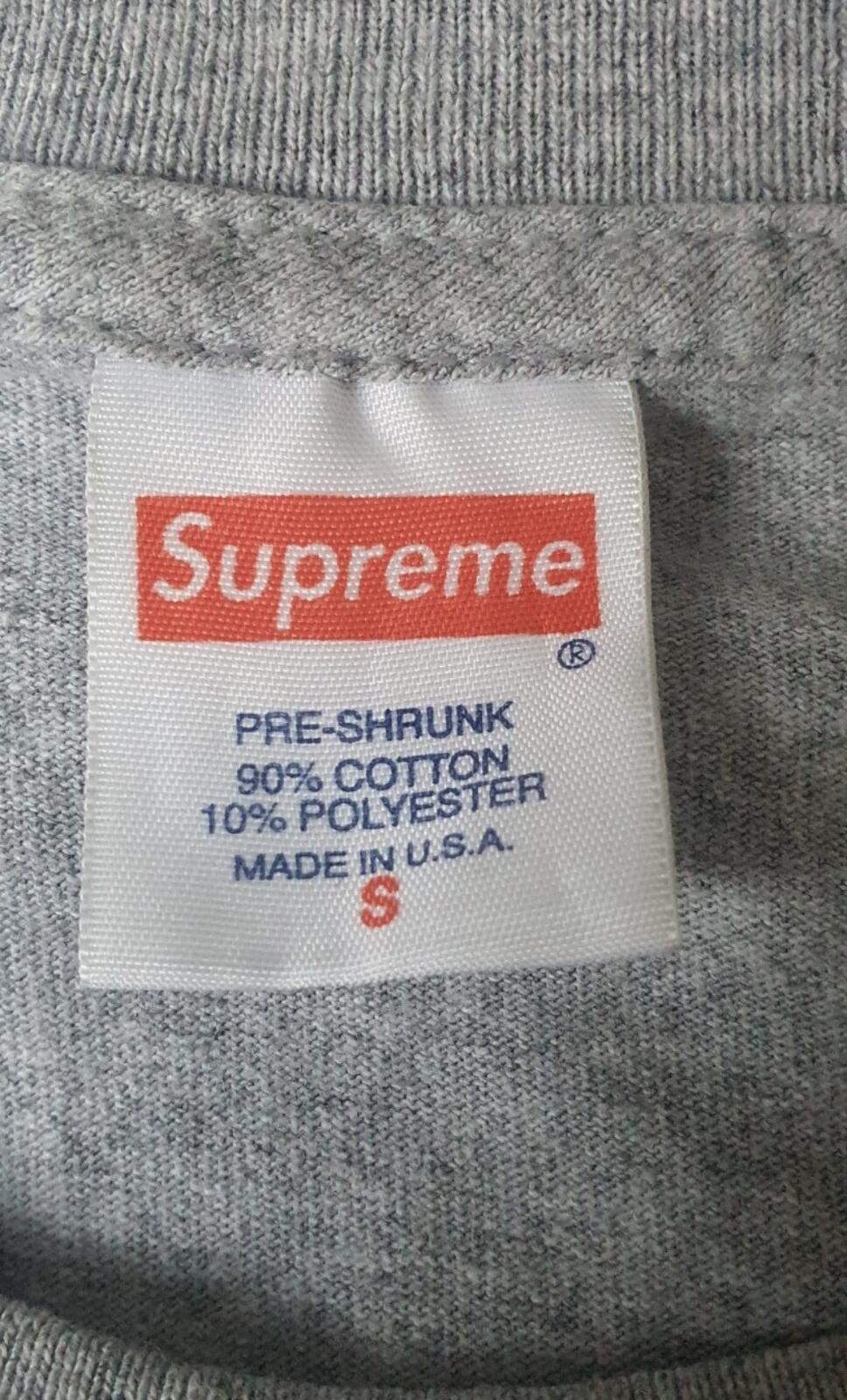FW13 Supreme Anti Establishment Grey Tee size S Small T-Shirt vintage 2013 Rare