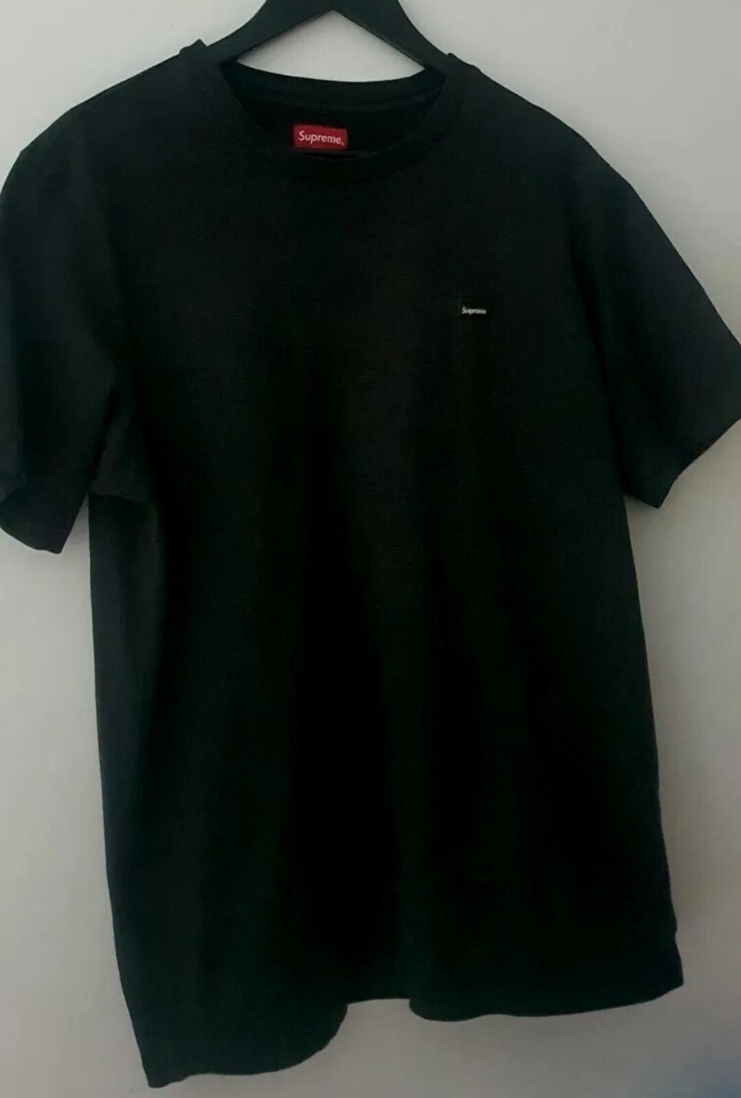 SS19 Supreme Small Box tee t-shirt Black size L Large Rubber Box Logo