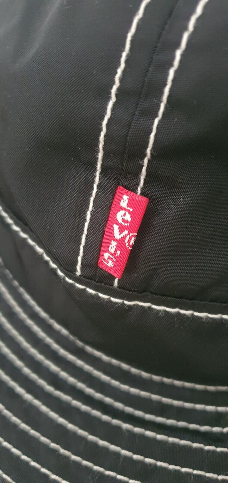 FW19 Supreme x LEVI'S Nylon Bell Hat crusher S/M Black bucket small/medium Levi
