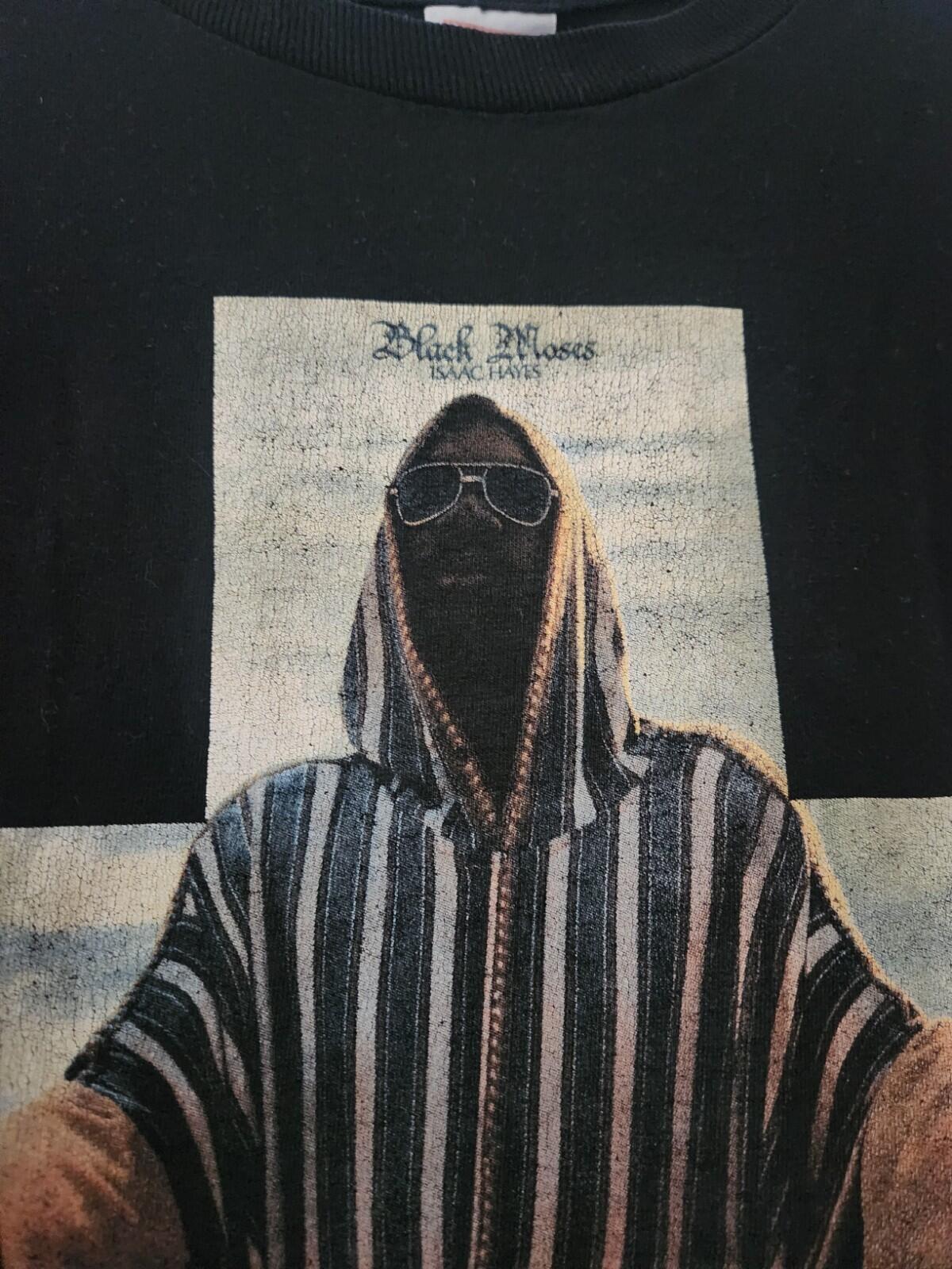 FW12 Supreme x Stax Isaac Hayes Black Moses Tee M Medium T-shirt Vintage 2012