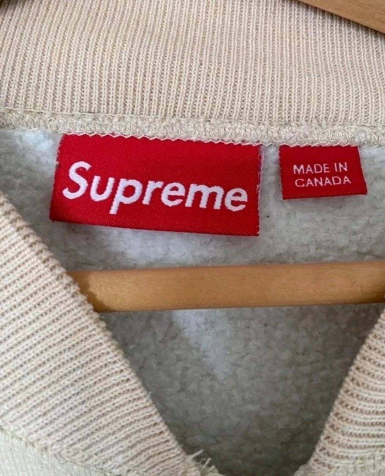 FW11 Supreme Zip-up Bomber Jacket Natural Size M