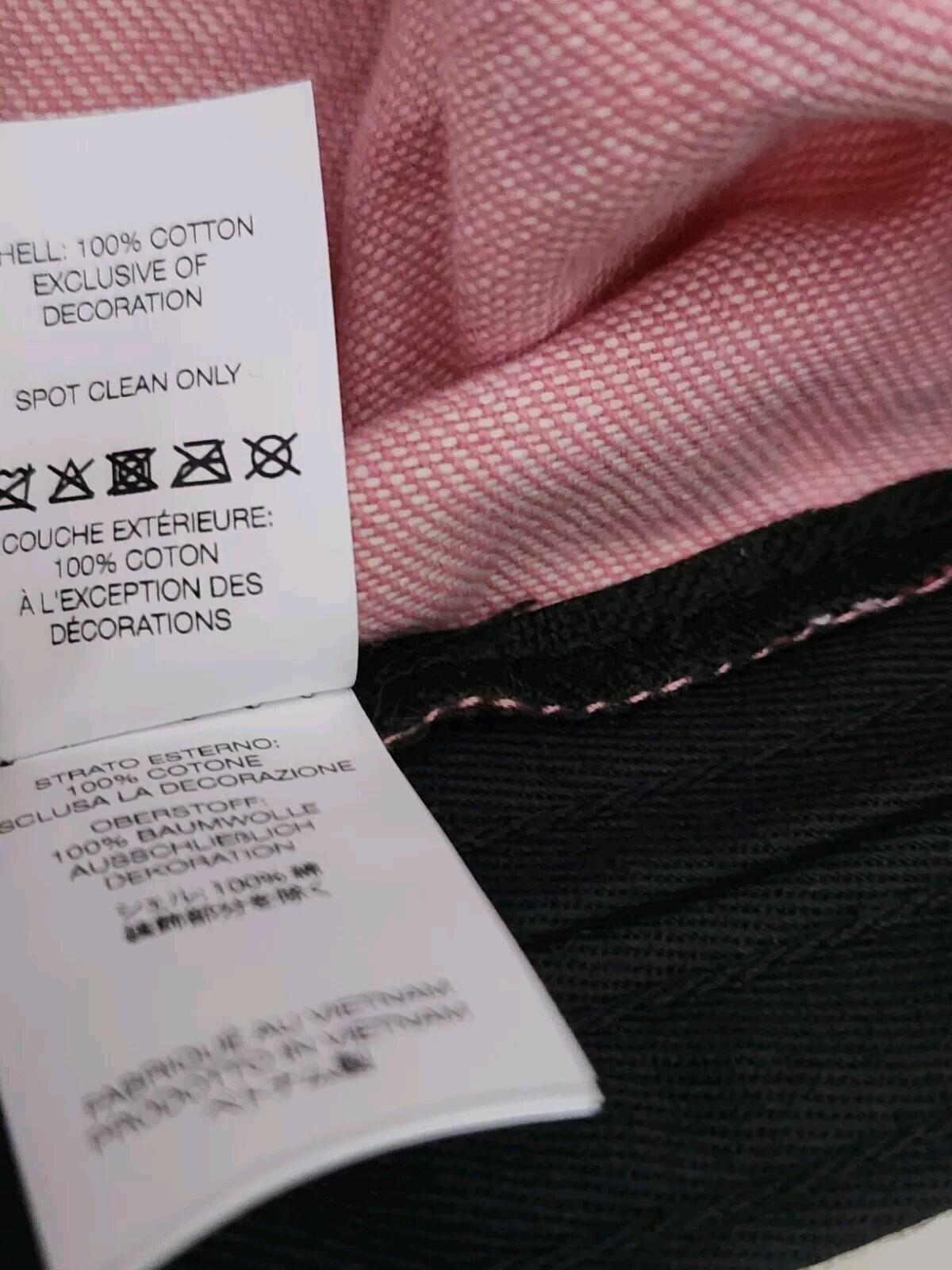 SS24 Supreme Lasered Denim Camp Cap Cotton Hat Pink