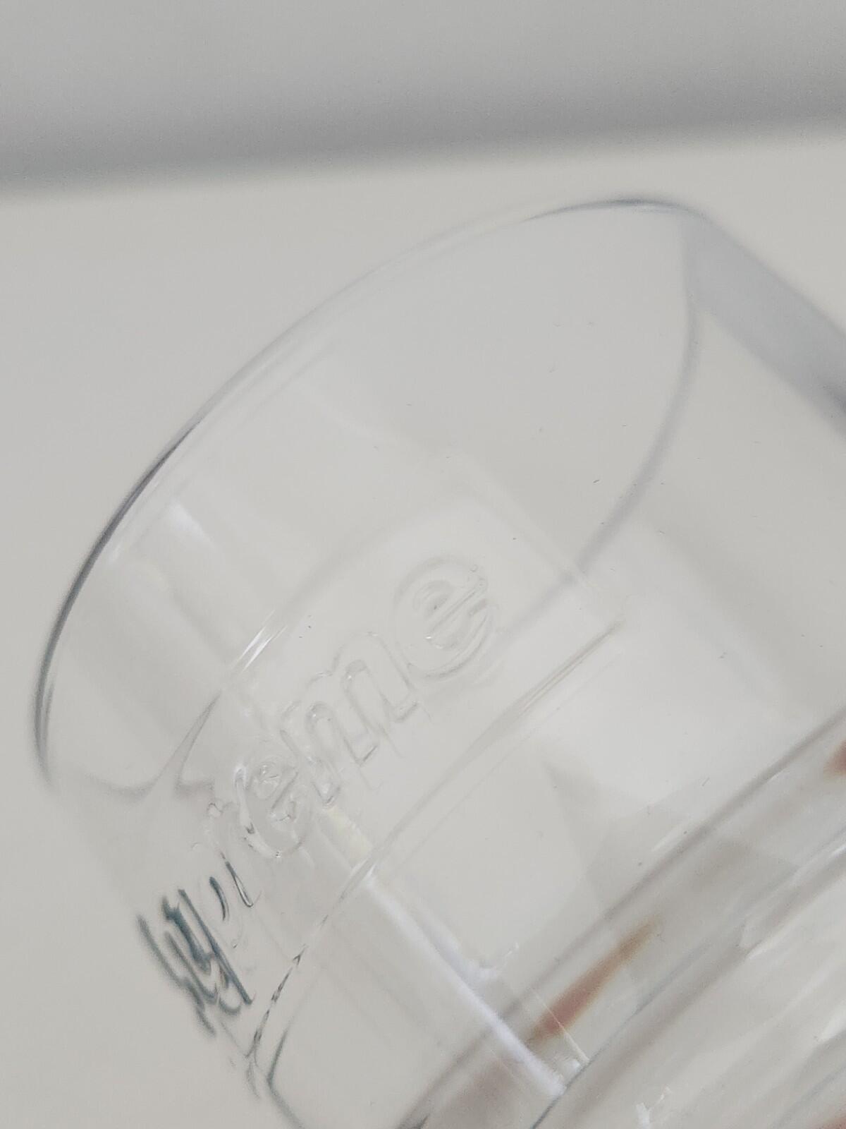 FW24 Supreme x La Rochere Water Glass 8.05oz Made In France Clear Molded Logo