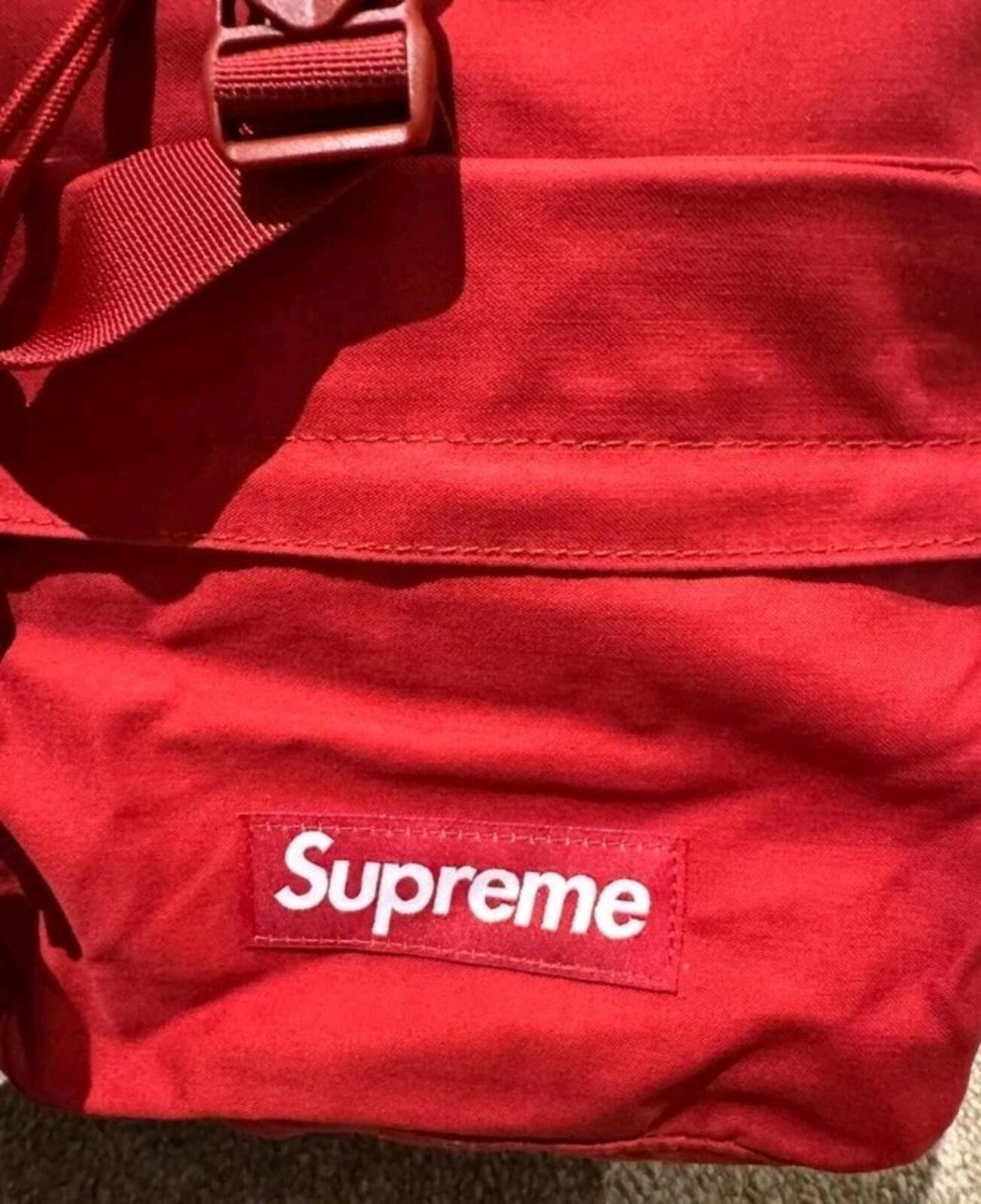SS23 Supreme Field Backpack Bag Red Water Resistant