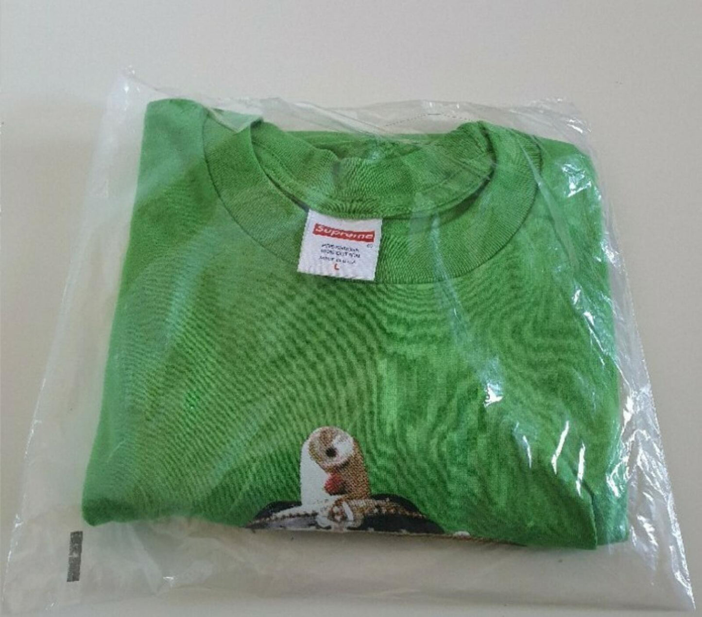 SS20 Supreme x Rammellzee green tee size L large T-shirt New and unopened