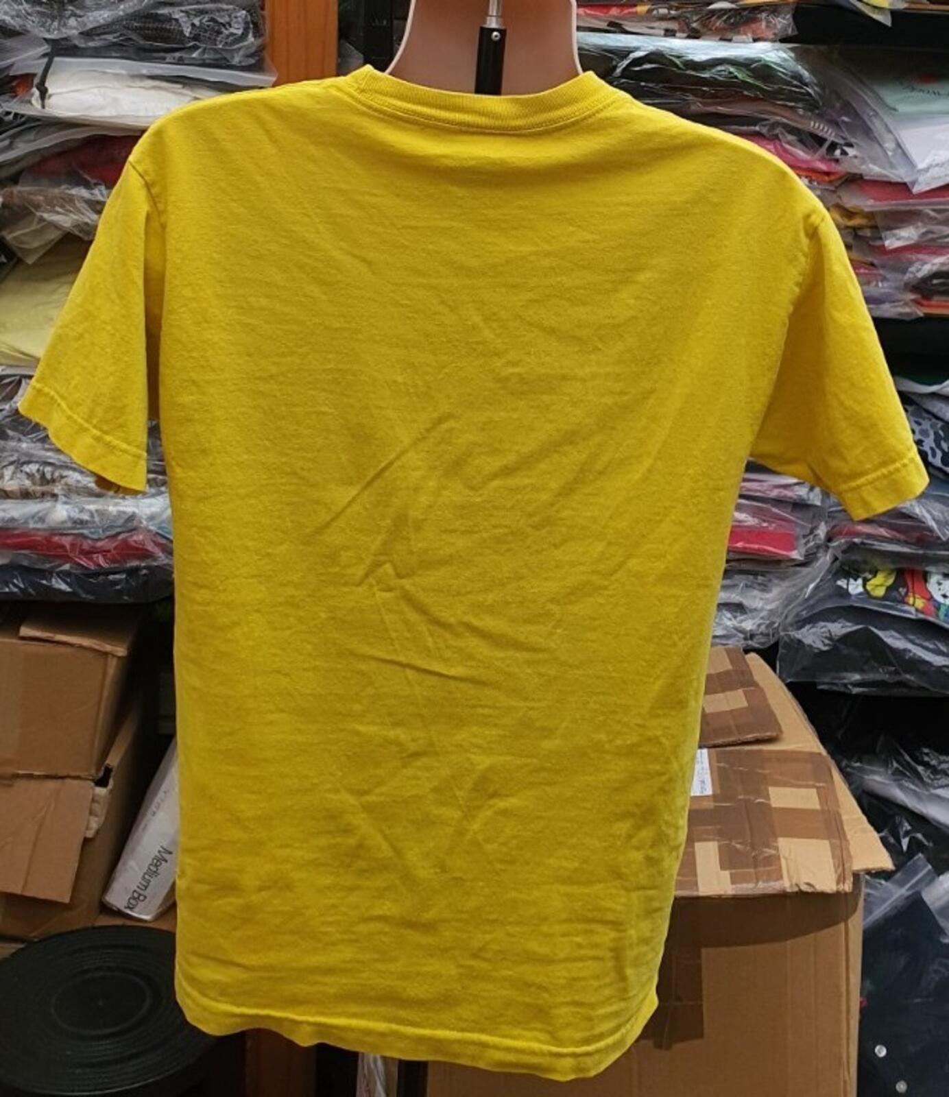 SS05 Supreme STAX Records Gun Tee Yellow Size M