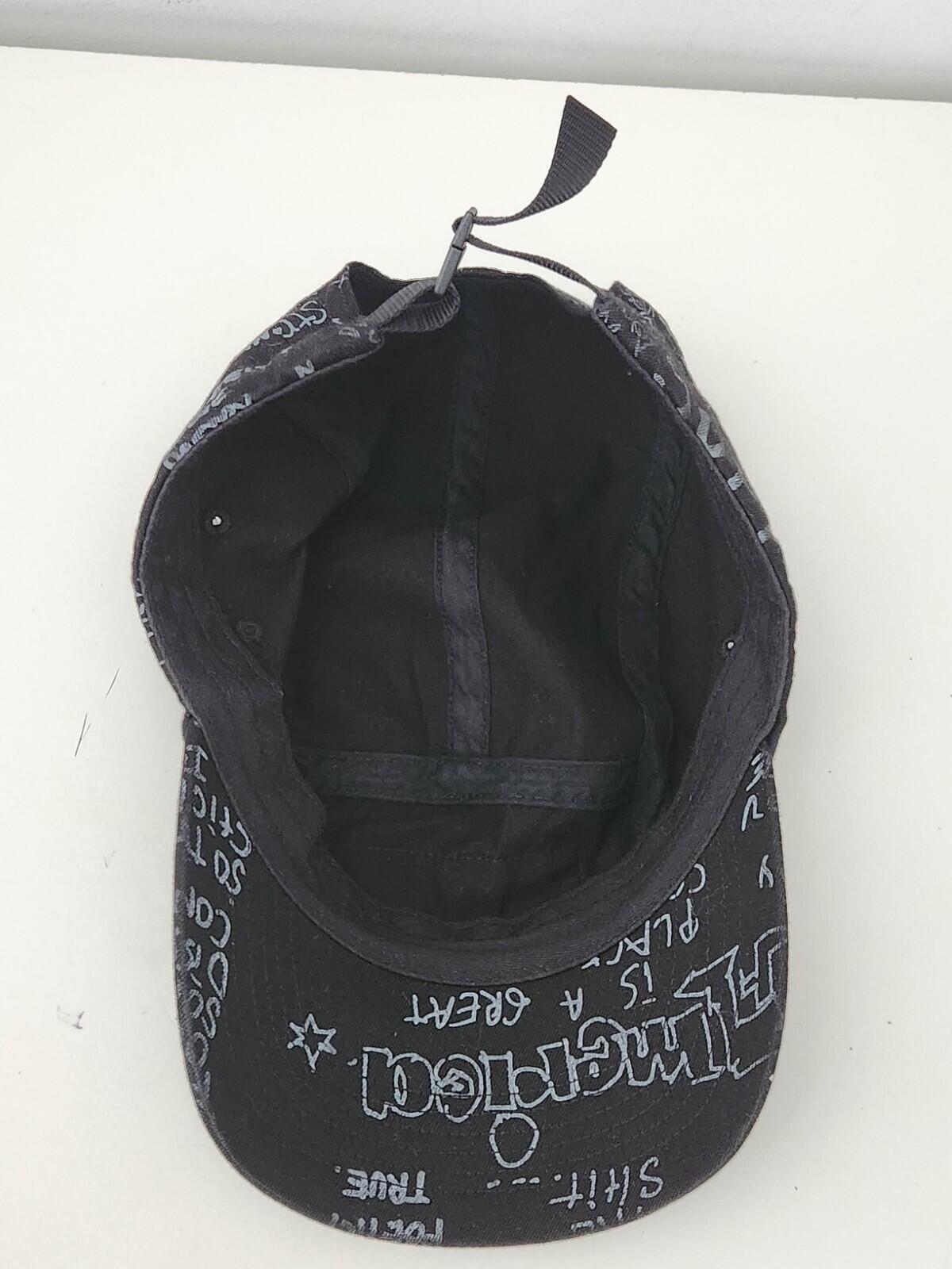 SS23 Supreme Gonz Poems Camp Cap Schwarz Mark Gonzales