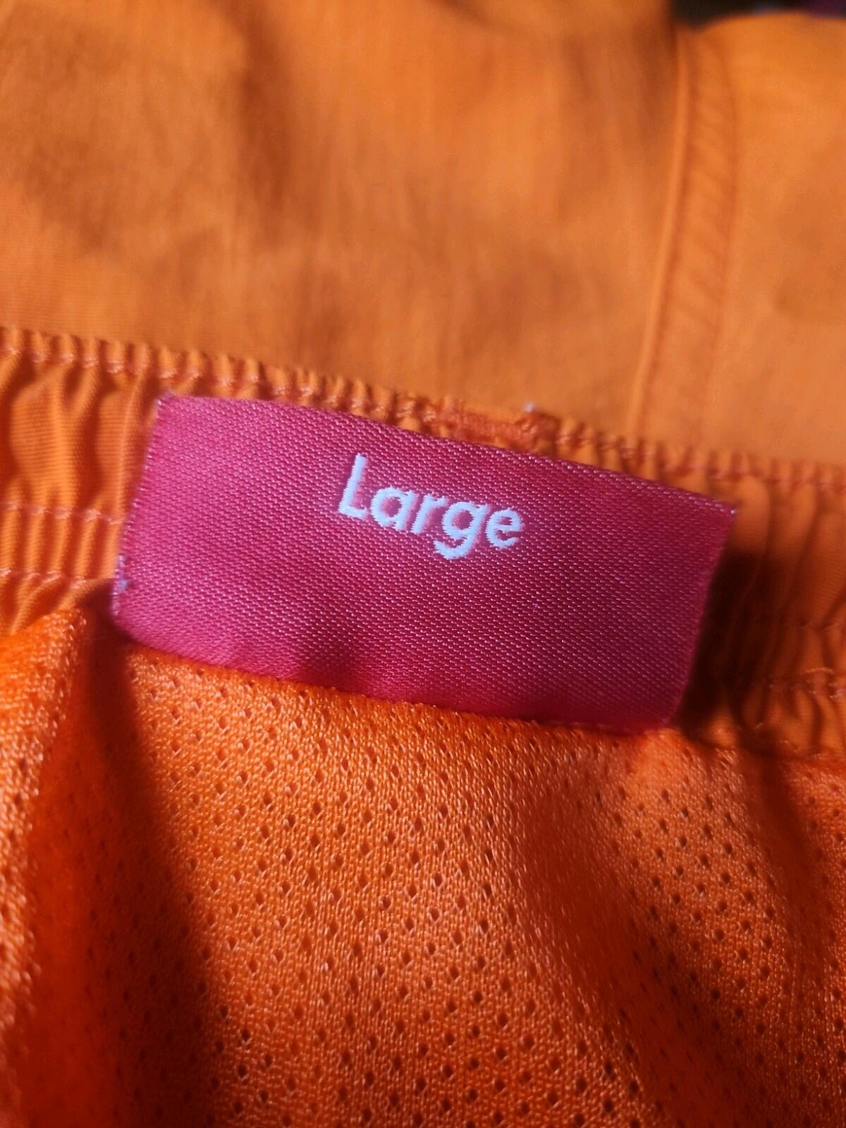 SS20 Supreme Mesh Panel Water Short Orange Swim Size L