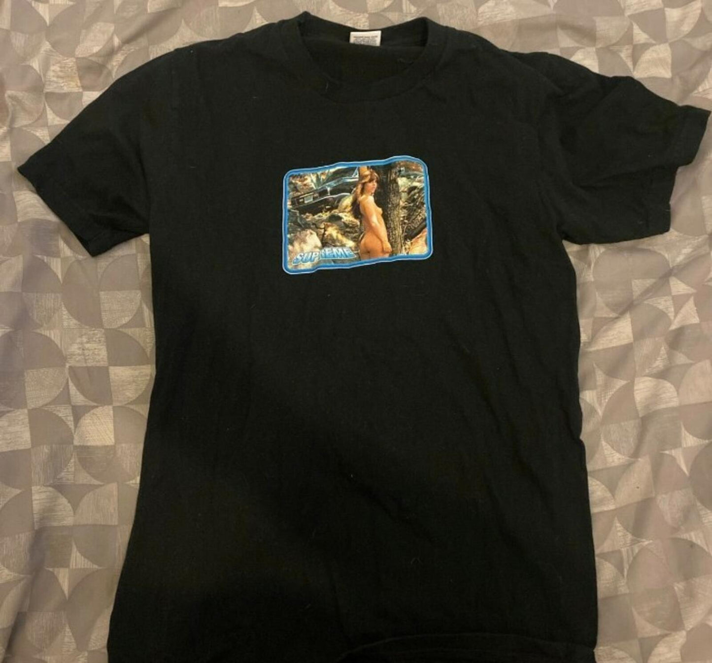SS17 Supreme Larry Clark Girl Tee talla M mediana camiseta negra