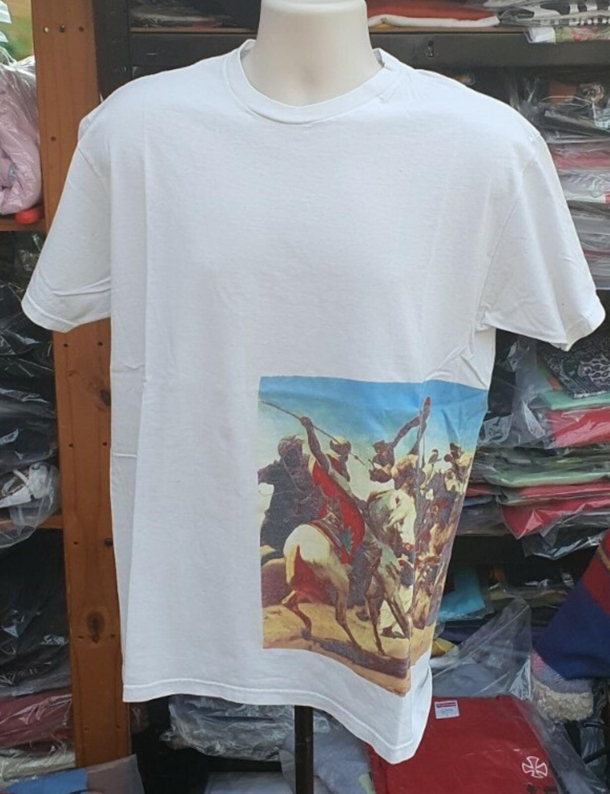 SS12 Supreme Lead or Follow weißes T-Shirt Größe L