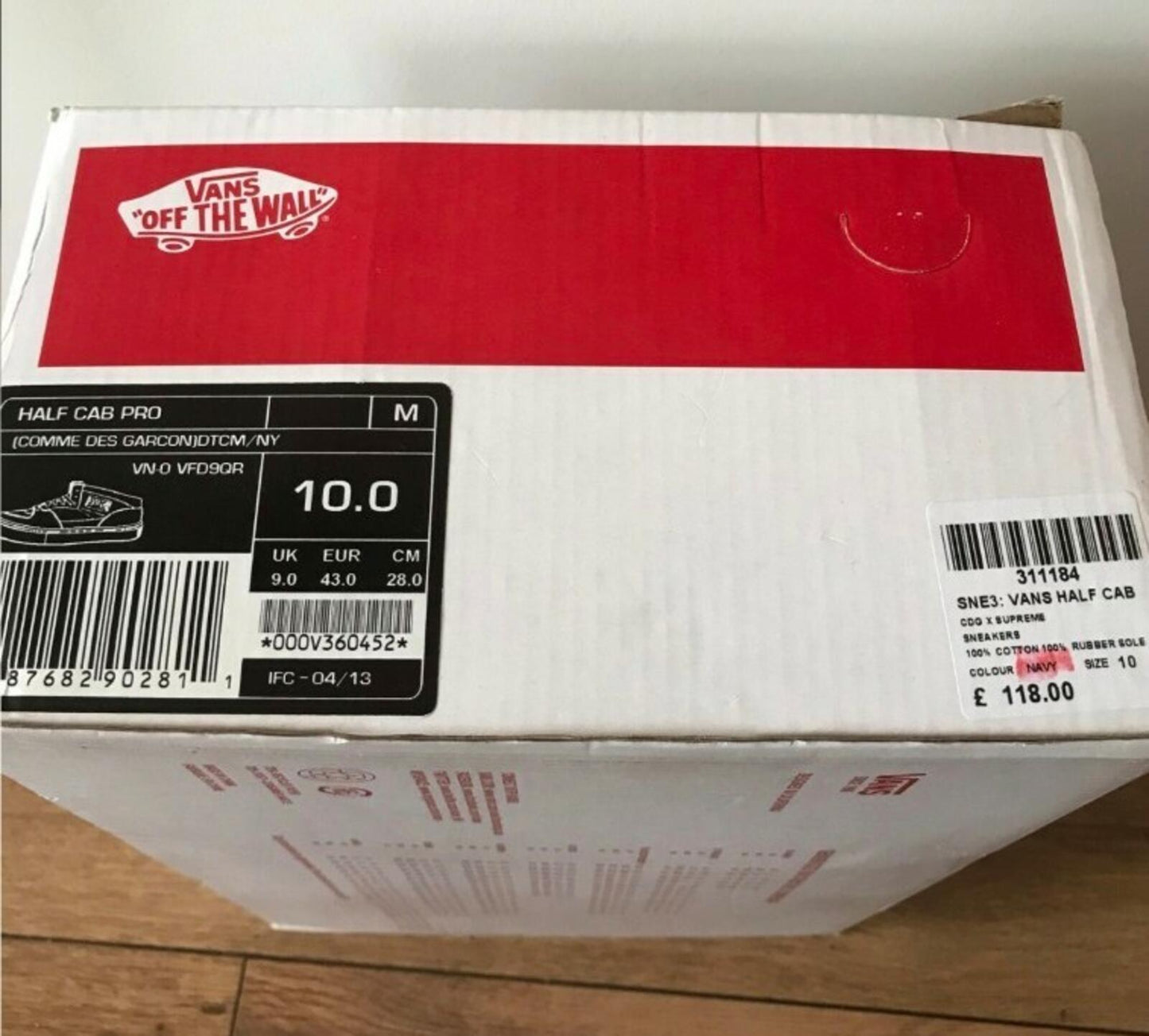 SS13 Supreme Vans x CDG Shirt Half Cab Pro Digi Camo