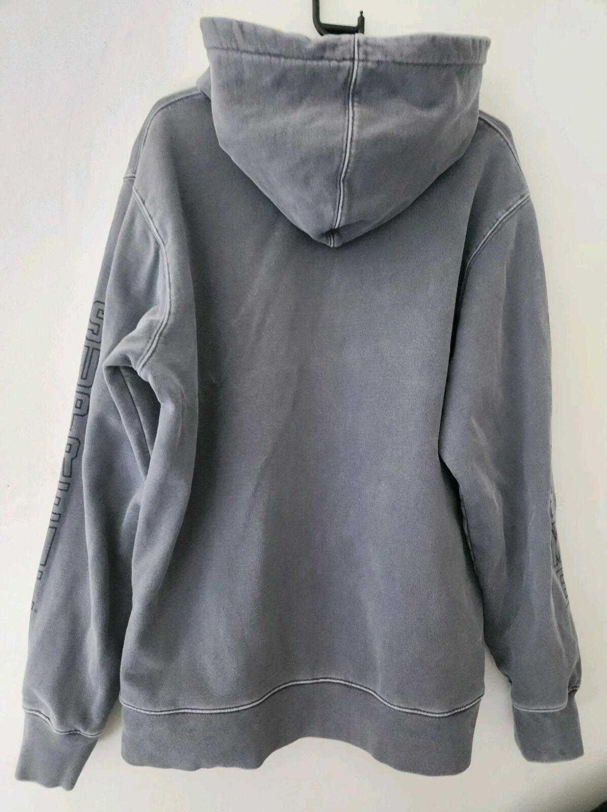 SS15 Supreme Over Dyed Hooded Sweatshirt black hoodie