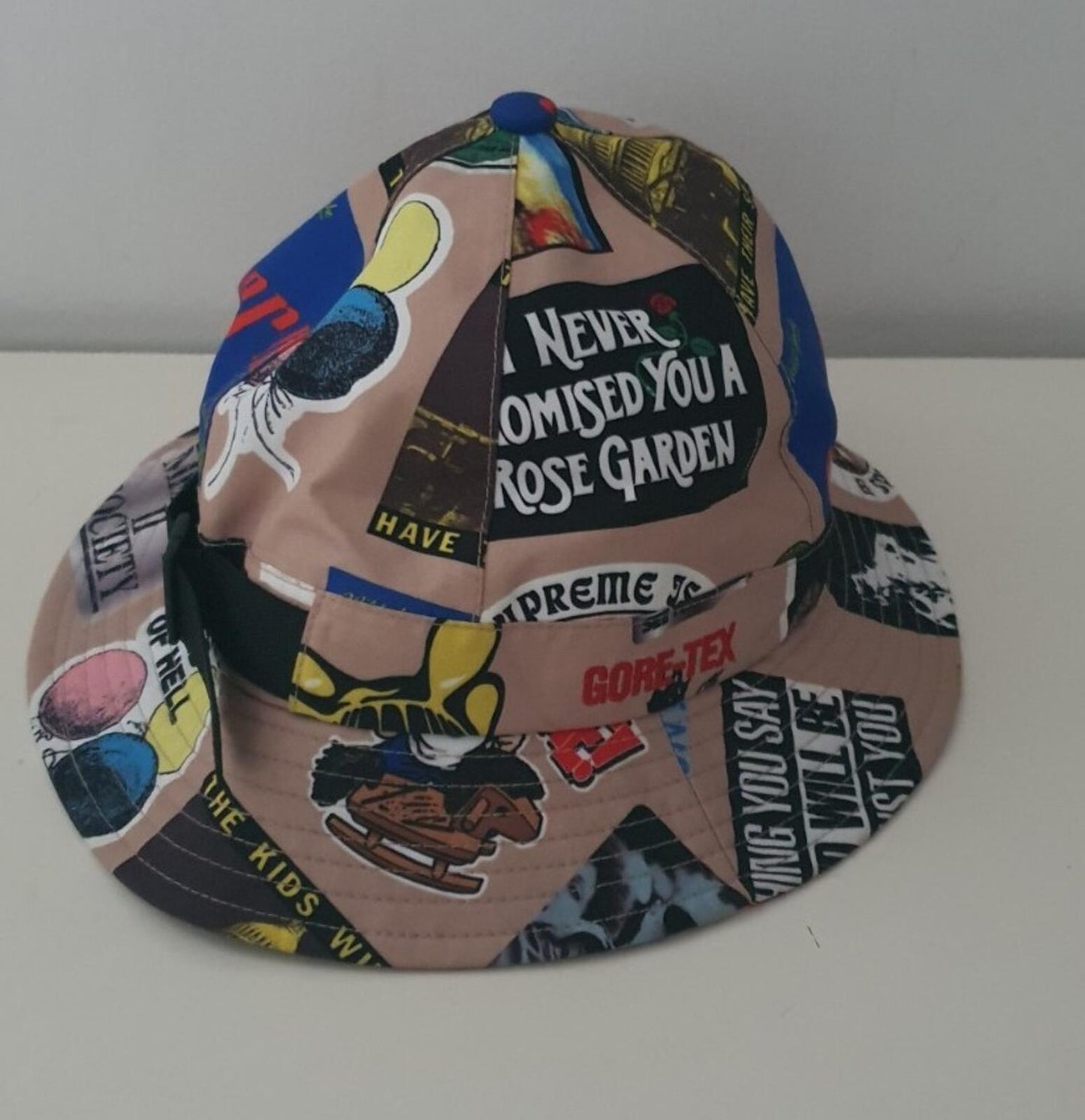 SS21 Supreme GORE-TEX Bell hat Small /Medium S/M tan stickers bucket WATERPROOF