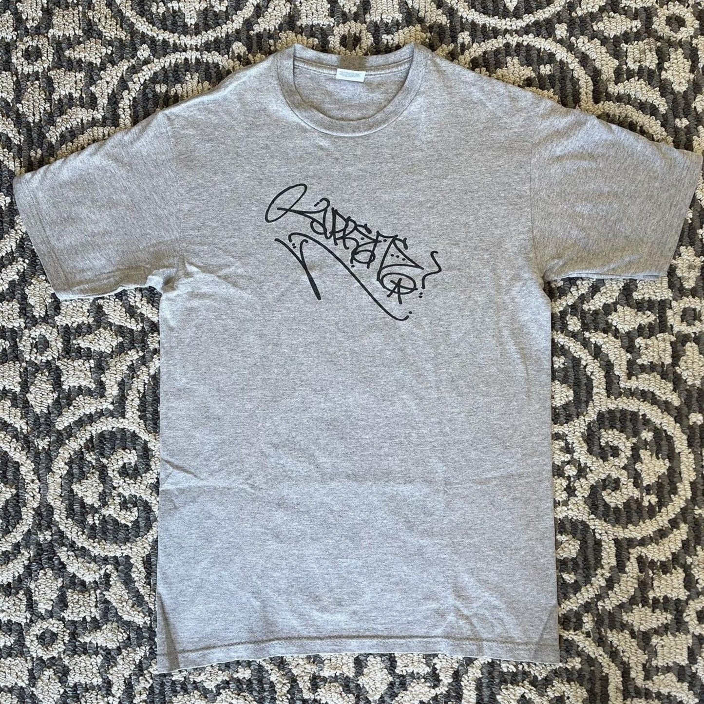 FW10 Supreme x COST Tag Graffiti Tee Grey Size XL