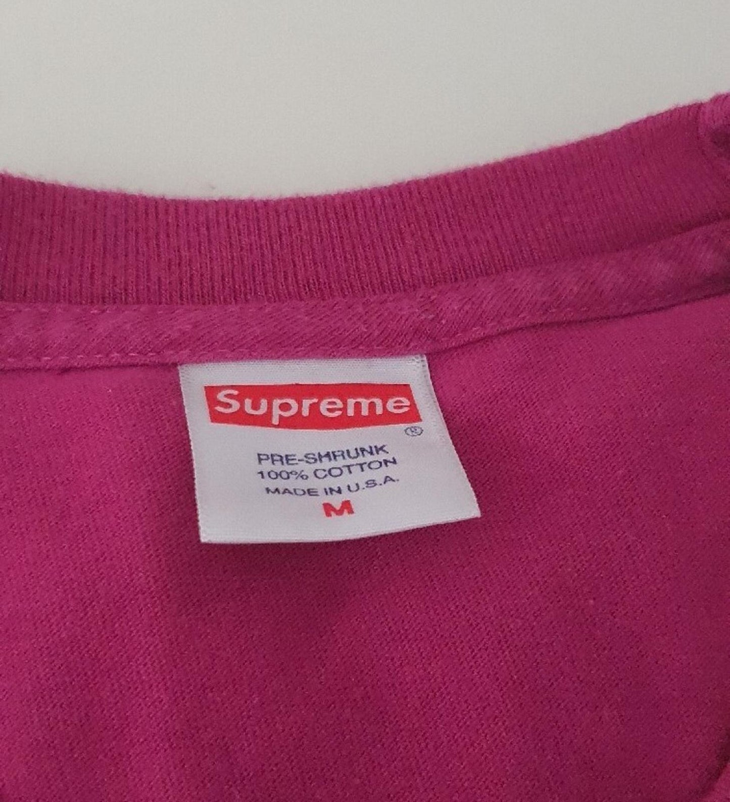 FW19 Supreme Save The Planet Tee Size M medium Burgundy T-shirt
