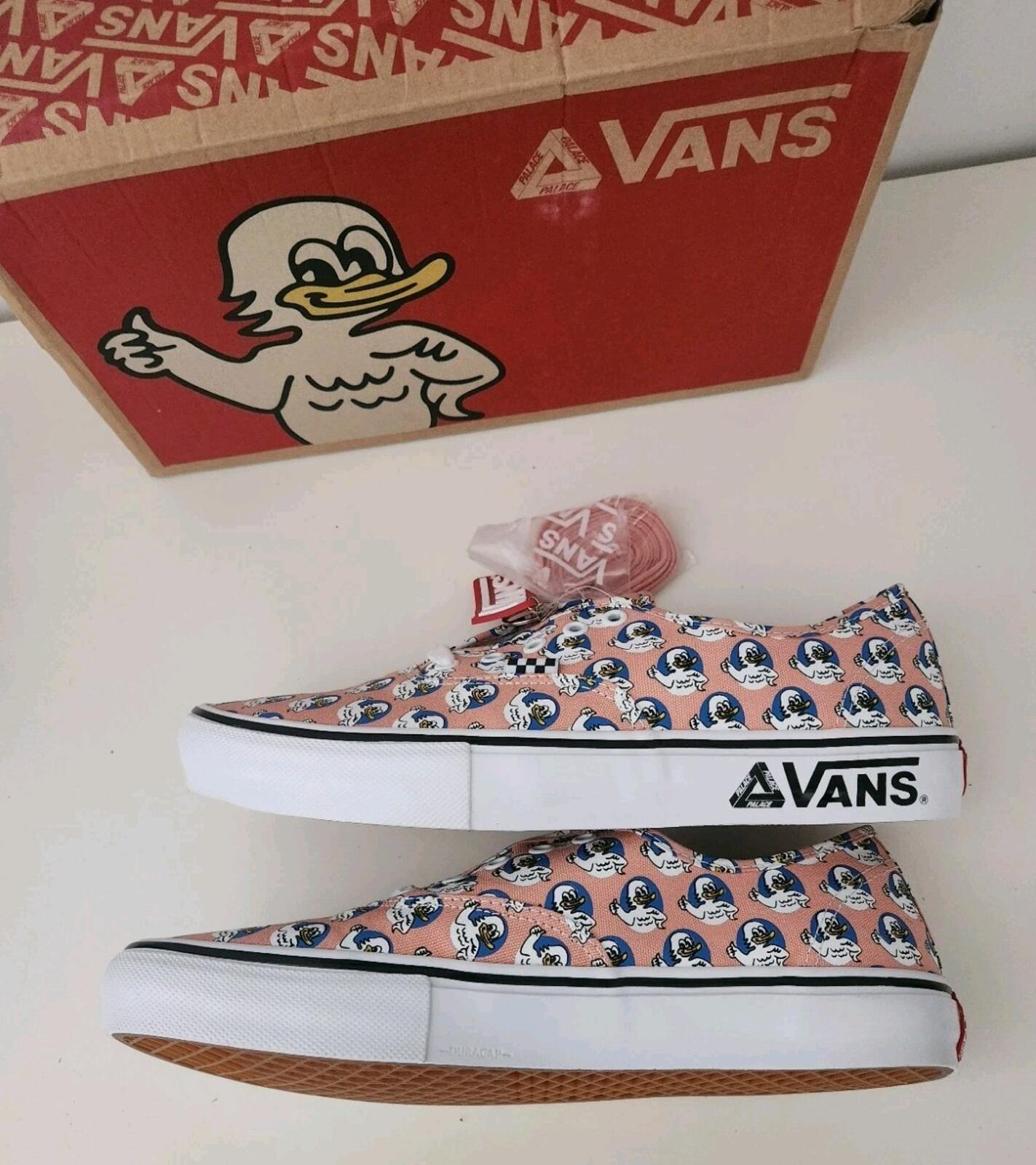 SS21 Palace Jeremy The Duck Vans Authentic Salmon Size US 12 UK 11 EUR 46
