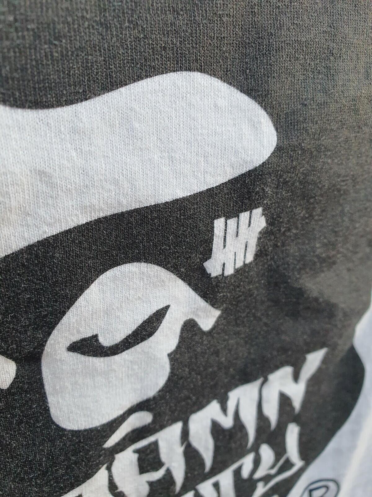 A BATHING APE x UNDEFEATED white tee size M medium T-shirt BAPE small S Rare