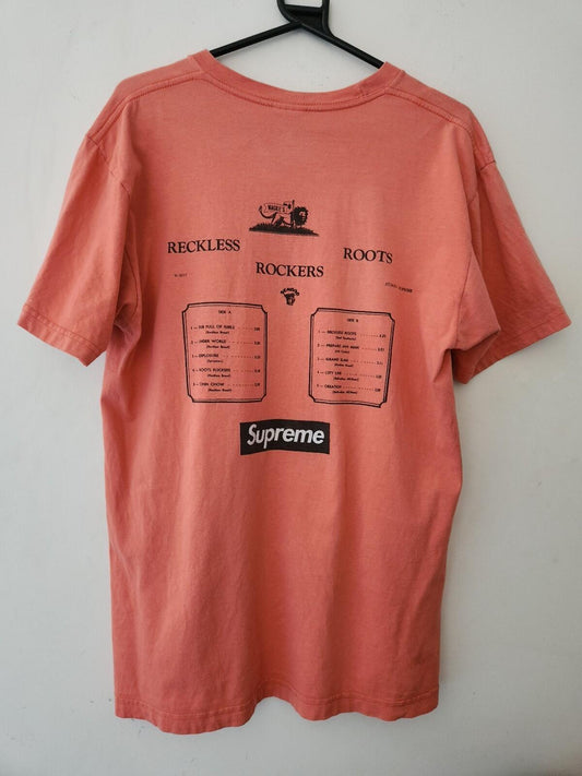 SS13 Supreme Wackies tee Orange size Large L t-shirt vintage box logo peach