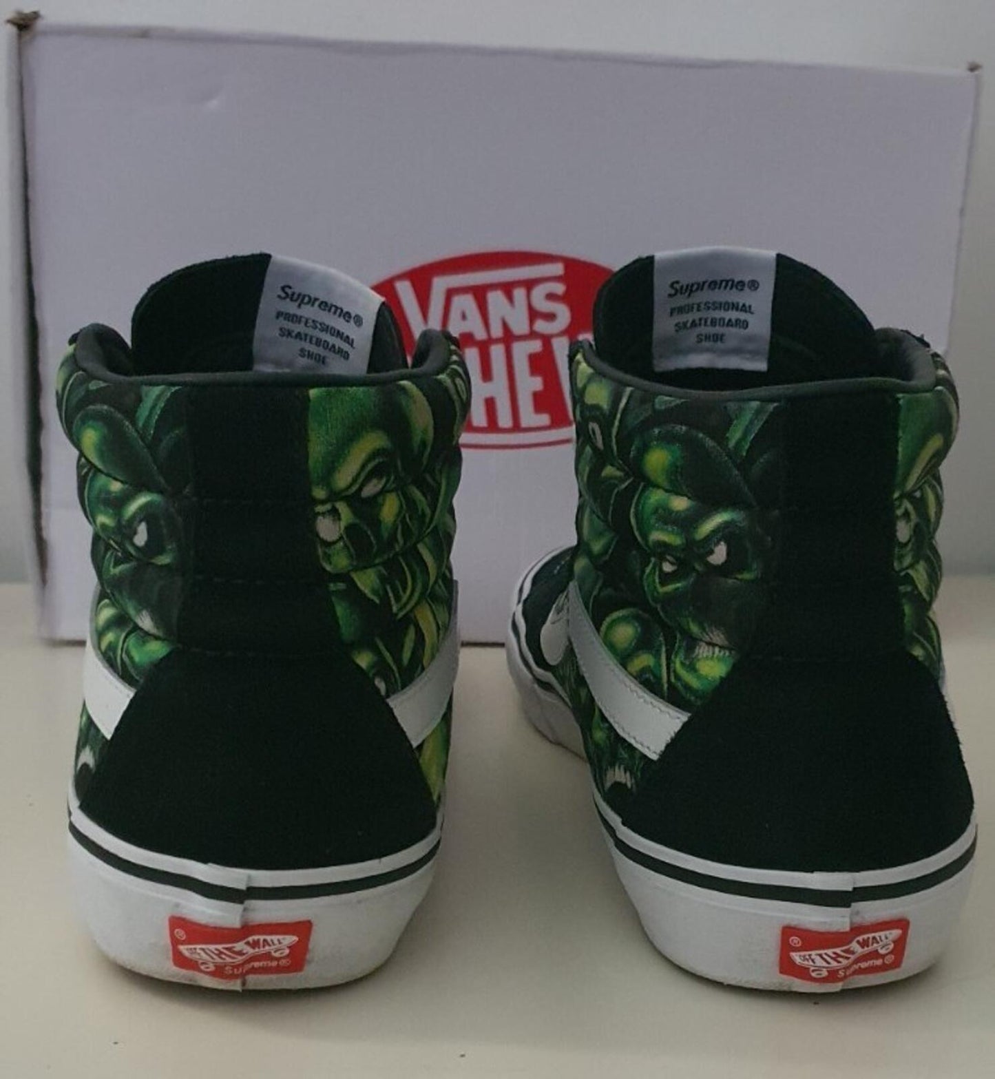 SS18 Supreme x Vans Skull Pile Sk8-Hi UK 10 US 11 EUR 44.5 Turnschuhe