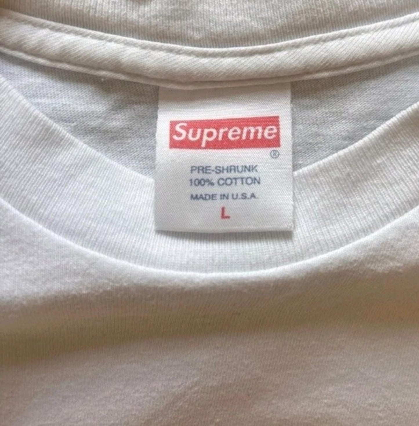 FW14 Supreme Murder She Wrote Tee Blanco Talla L