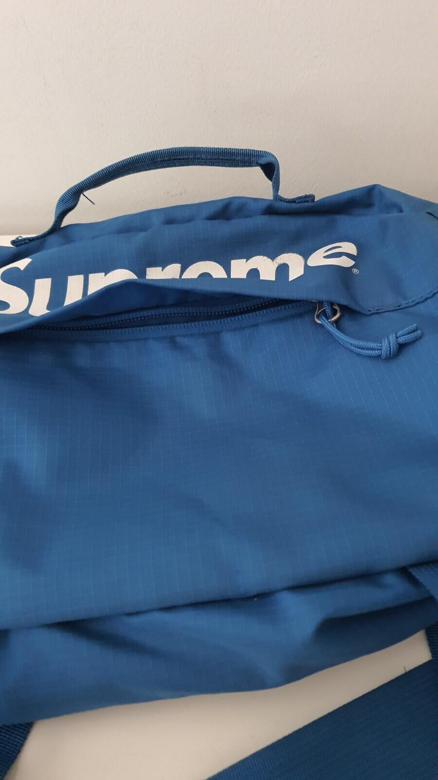 SS16 Supreme blue shoulder / waist bag Cordura fabric