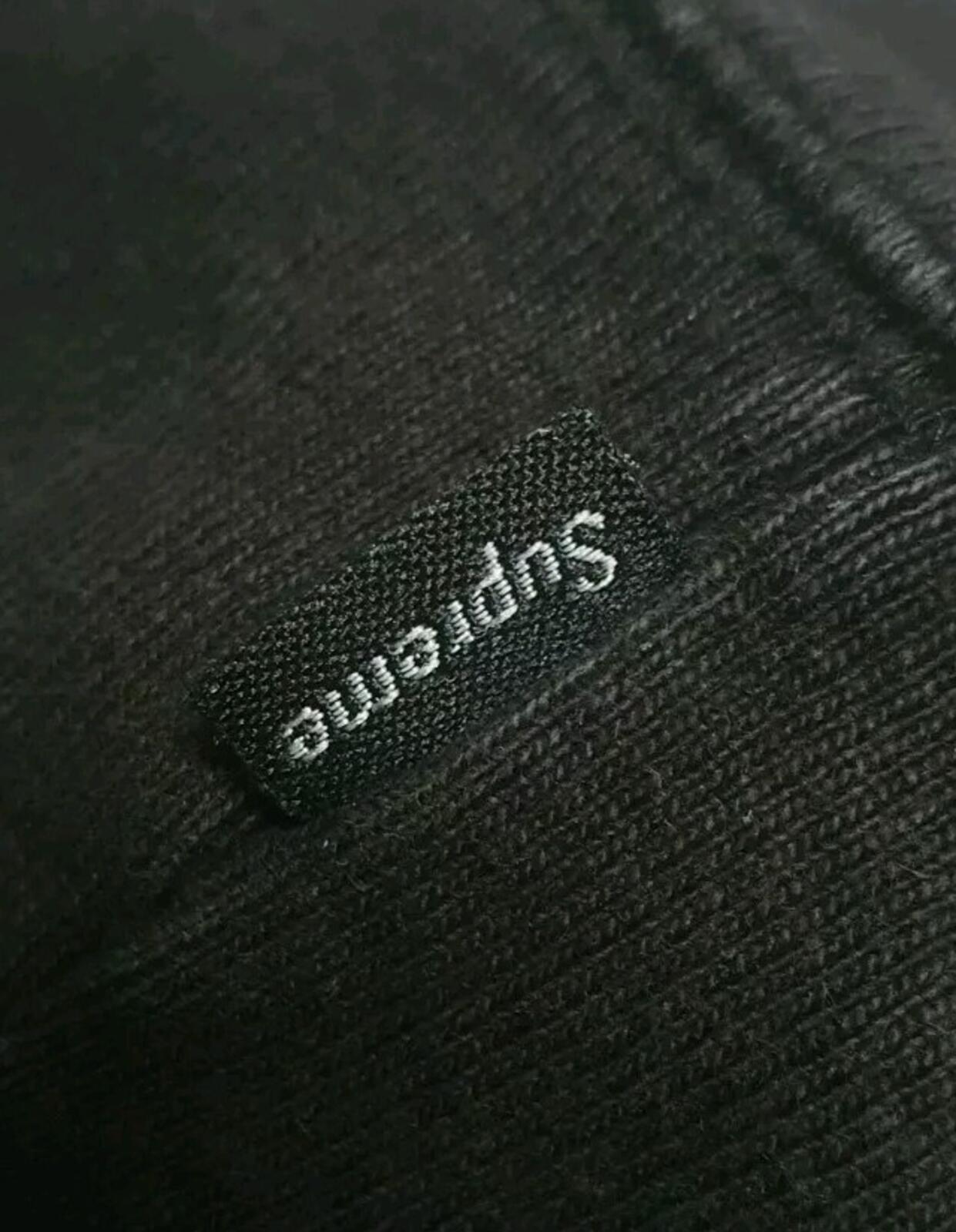 FW19 Supreme S Logo Hooded Sweatshirt Black Size M