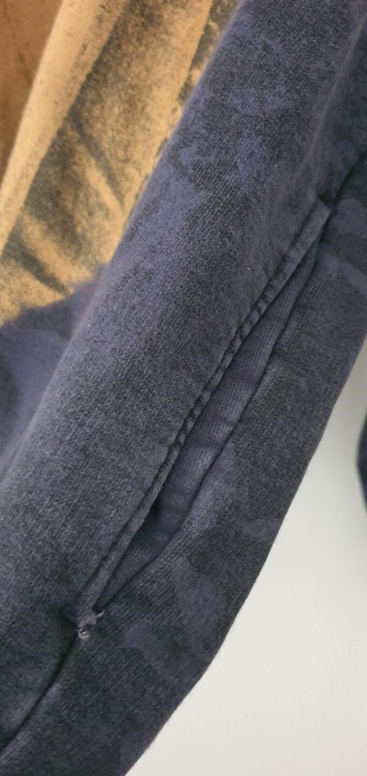 SS16 Supreme Burroughs Hooded Sweatshirt size XL navy hoodie