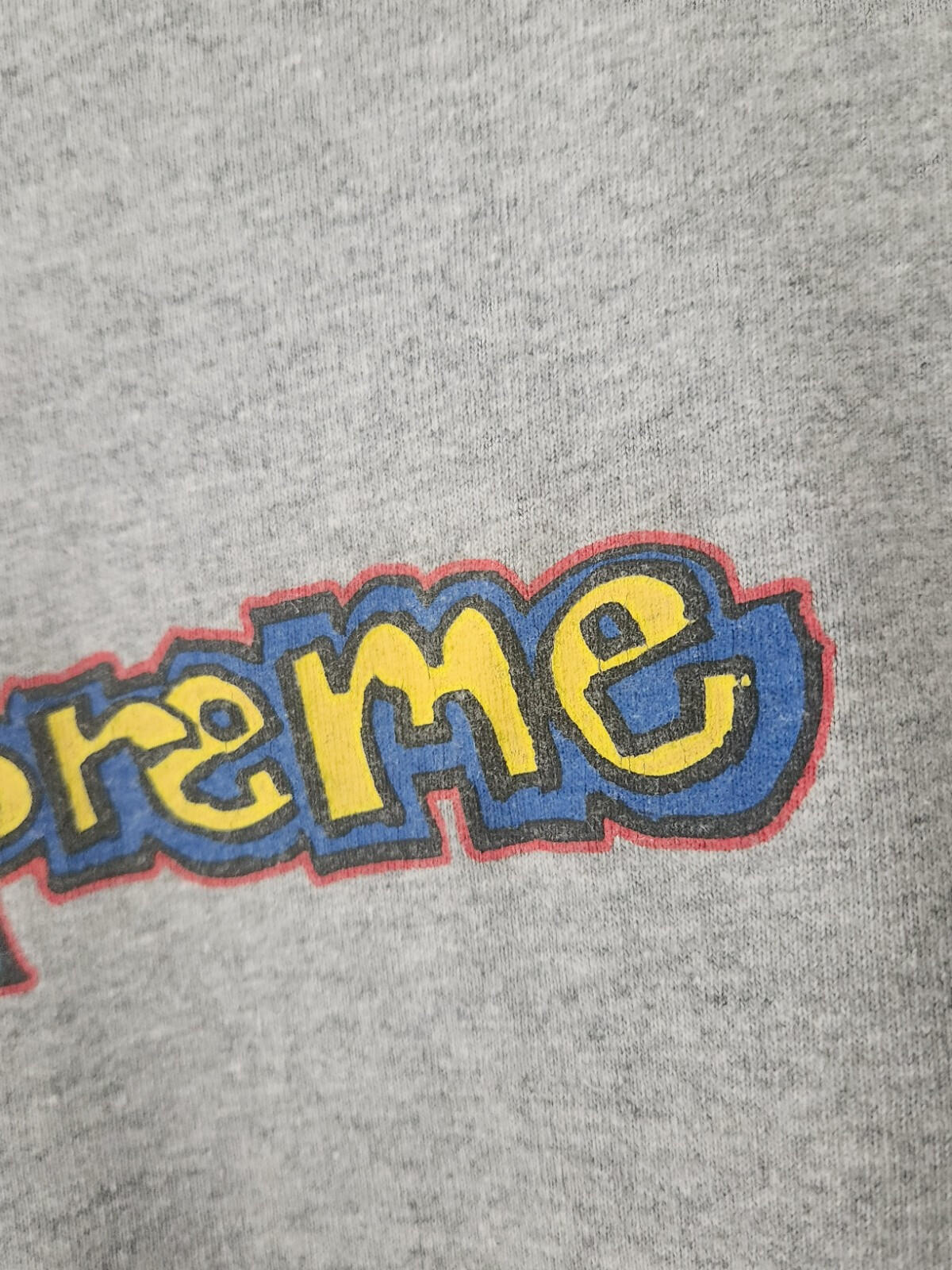 2007 Supreme Gonz Logo Tee Grey Size L Mark Gonzales