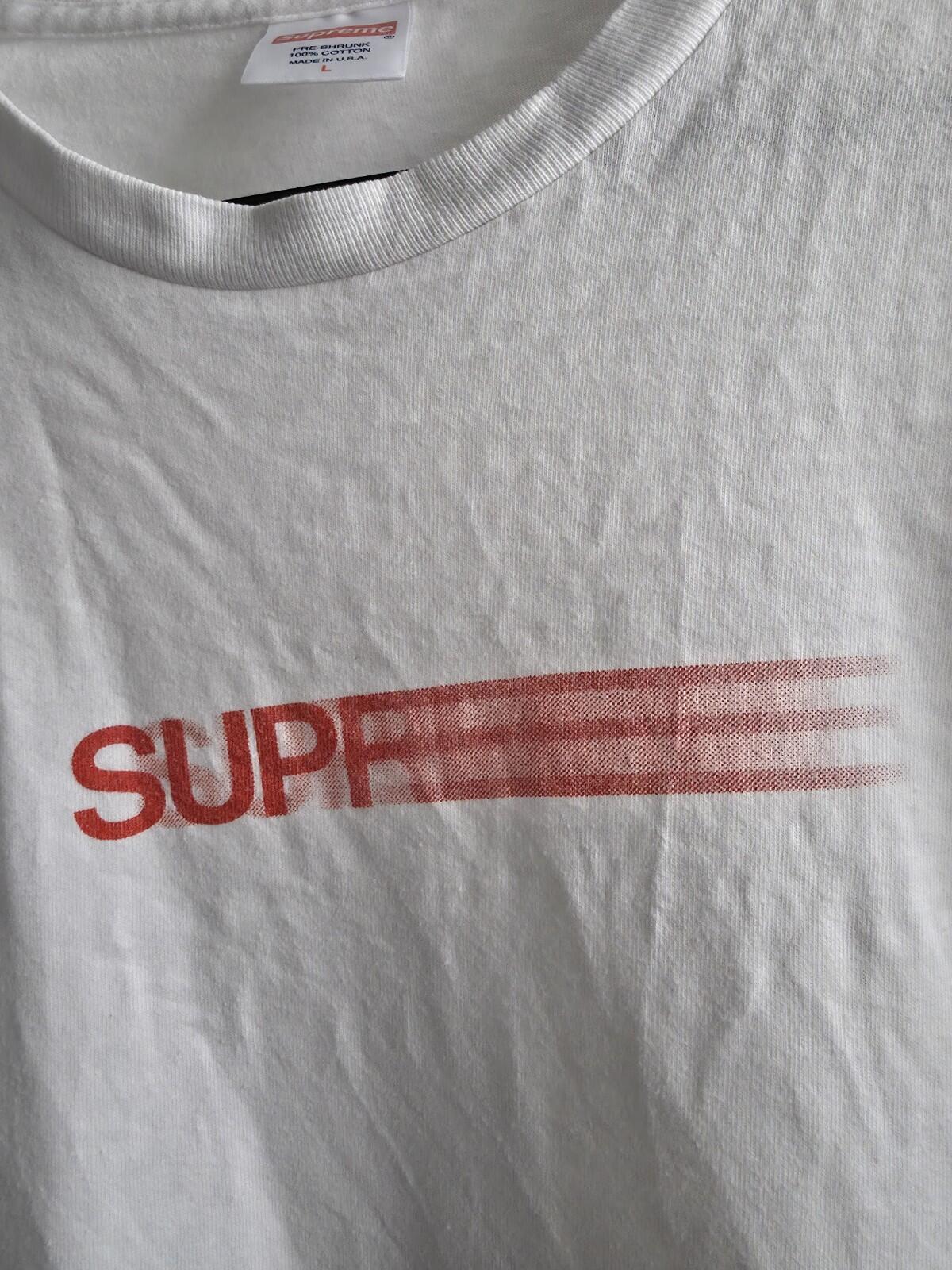 Camiseta SS16 Supreme Motion Blanca Talla L