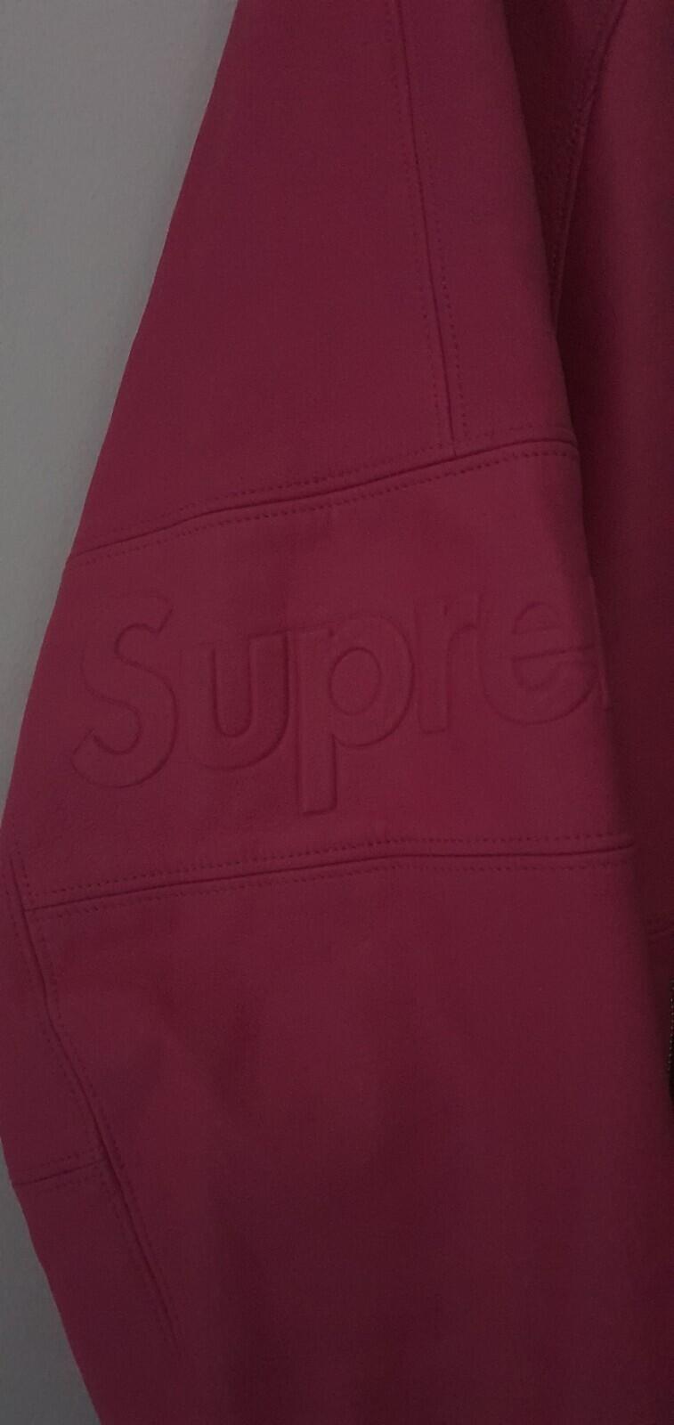 SS22 Supreme GORE-TEX leather jacket RRP $768 Size XL Magenta Pink Waterproof