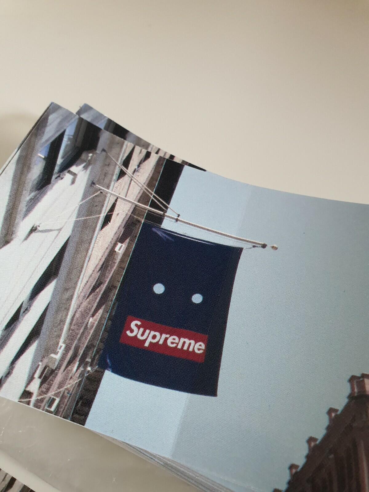 100 FW19 Supreme Banner stickers (1x brick) 100% authentic