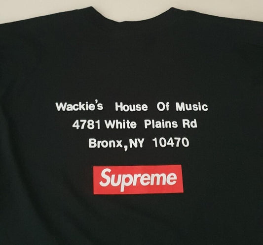 SS13 Supreme Wackies T-Shirt schwarz Größe Medium M T-Shirt Vintage Box Logo Selten 2013