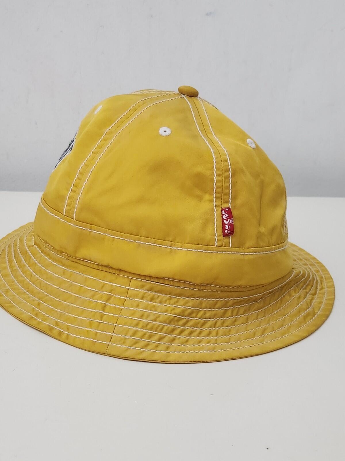 FW19 Supreme x LEVI'S Nylon Bell Hat crusher Yellow bucket M / L Medium / Large