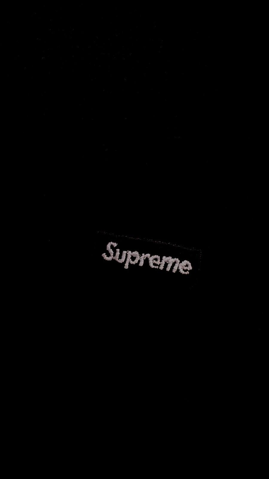 SS20 Supreme Small Box Logo L/S Camiseta Negra Talla XL