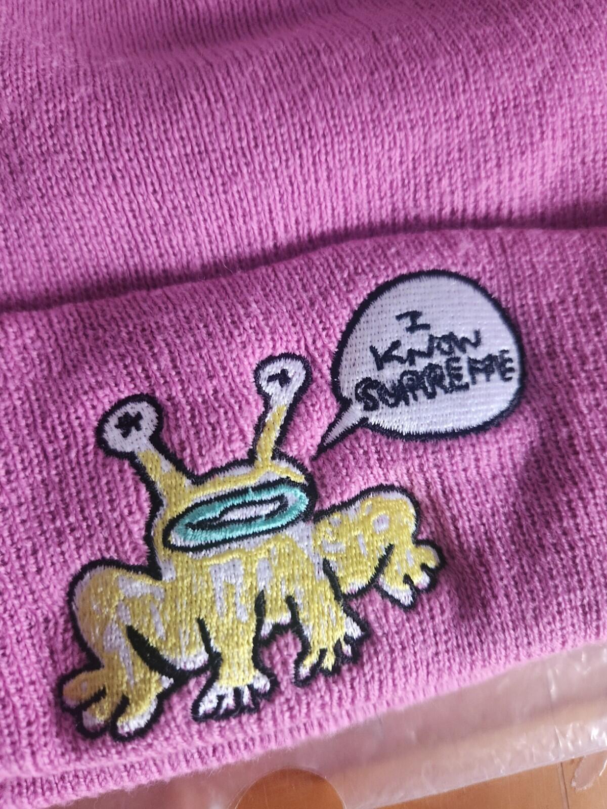 SS20 Supreme Daniel Johnston beanie fuchsia