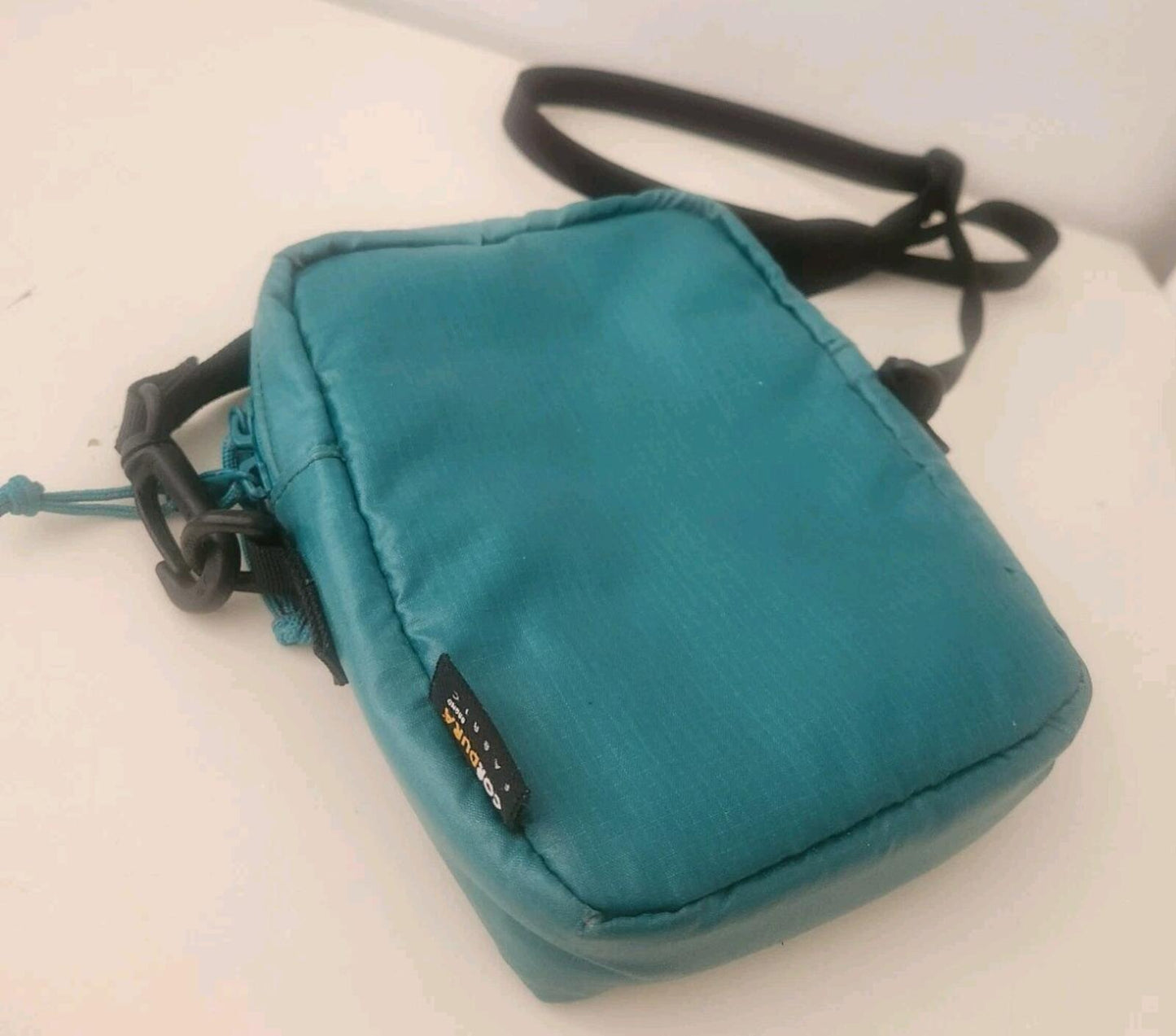FW17 Supreme shoulder bag Dark Teal Box Logo Cordura Fabric Ripstop Nylon 1L
