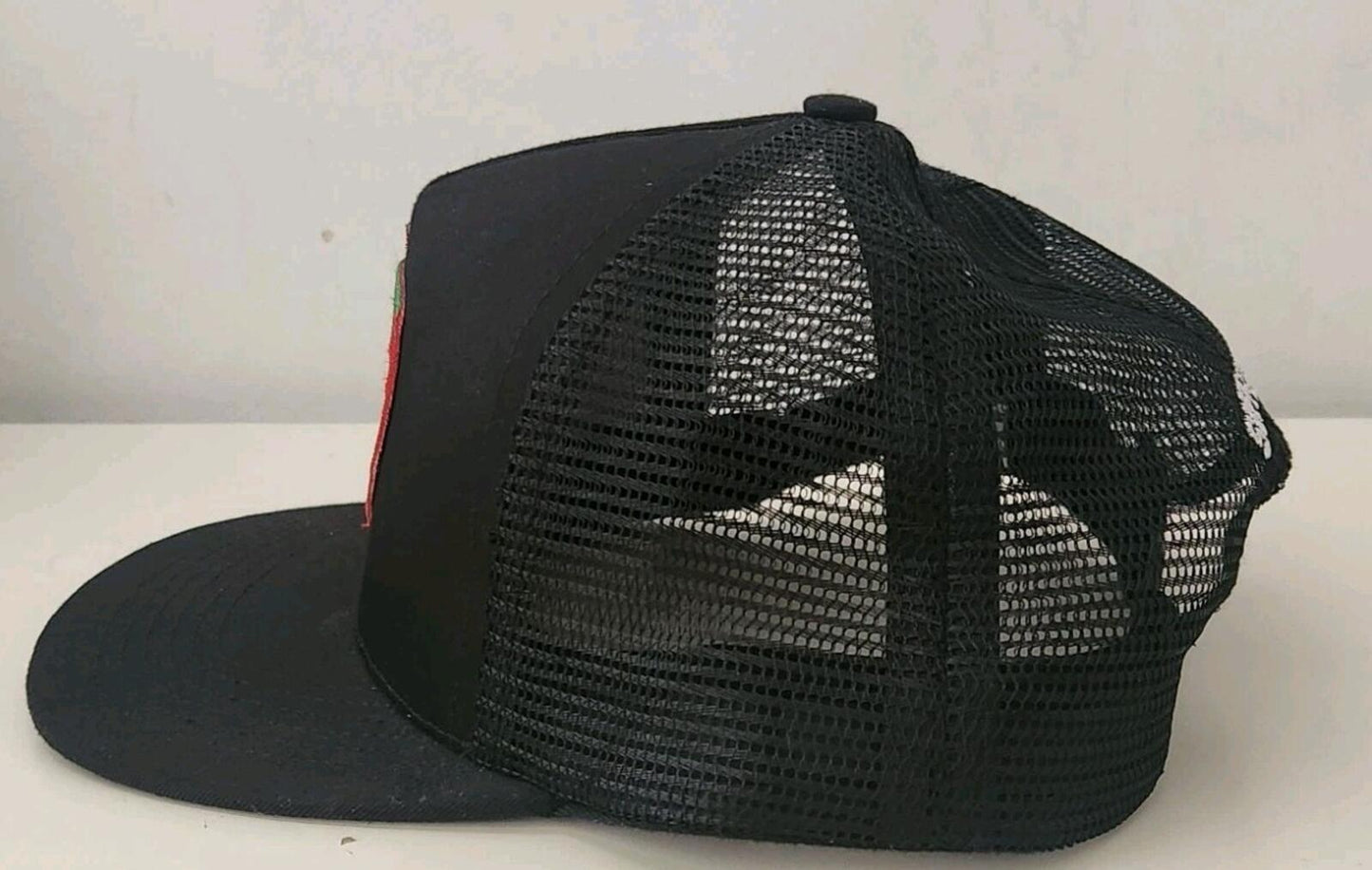 SS17 Supreme Strawberry Mesh Back 5-Panel Cap Schwarz