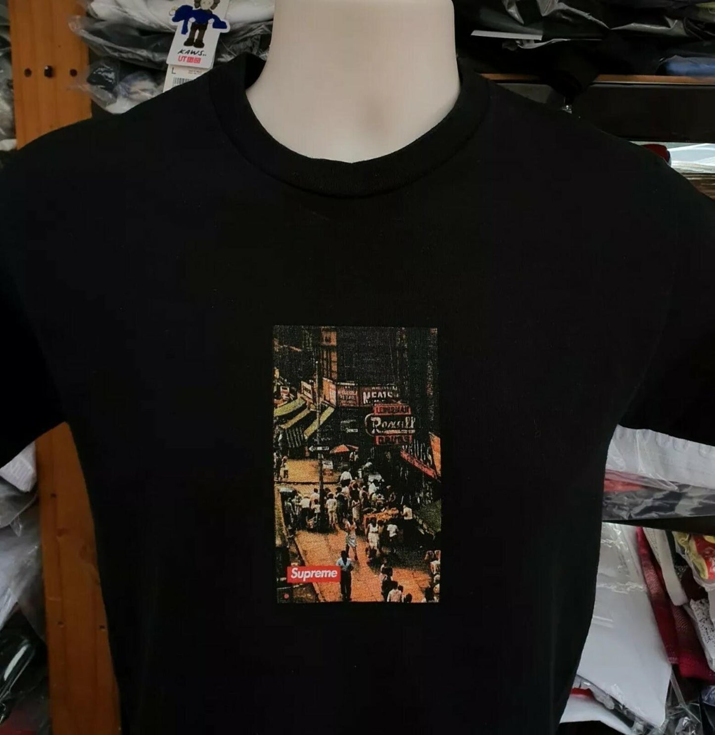 FW10 Supreme Street Scene Tee S small black T-shirt vintage 2010 Very Rare