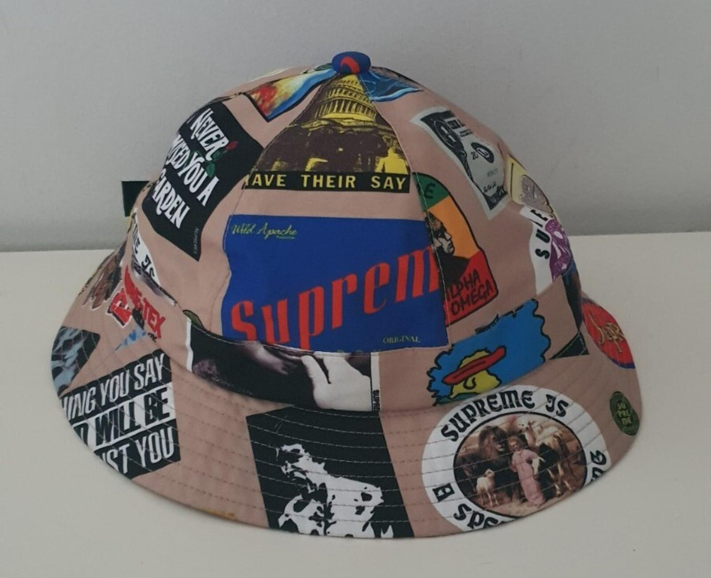 SS21 Supreme GORE-TEX Bell hat Small /Medium S/M tan stickers bucket WATERPROOF