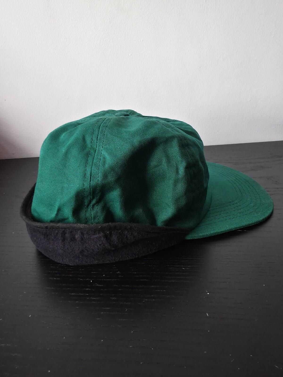 FW12 Supreme Waxed Ear Flap Cap Green Size S/M