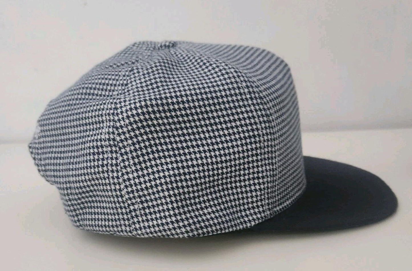 SS12 Supreme Houndstooth 5-panel cap grey hat rare vintage 2012 made in U.S.A