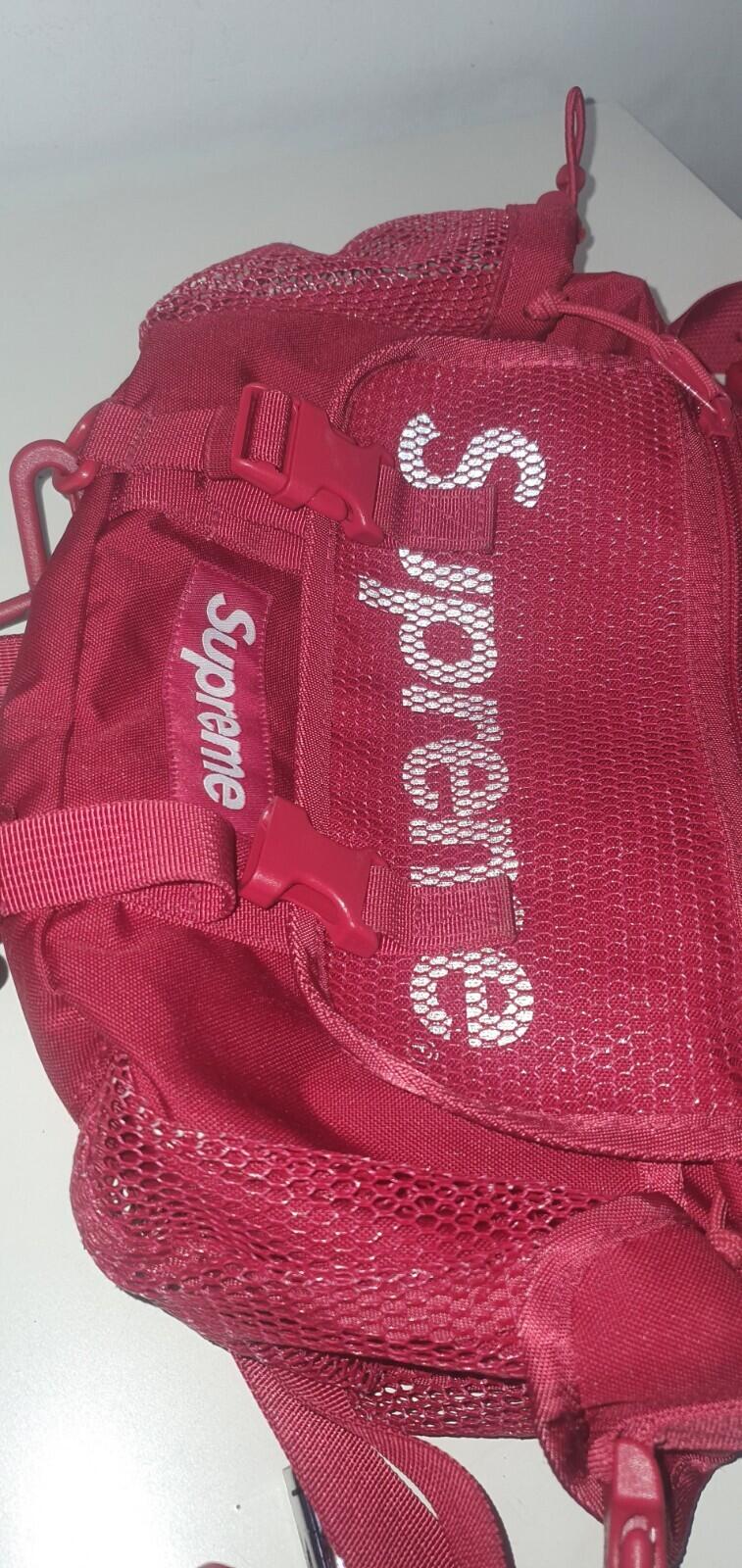 SS20 Supreme Waist Bag Dark Red