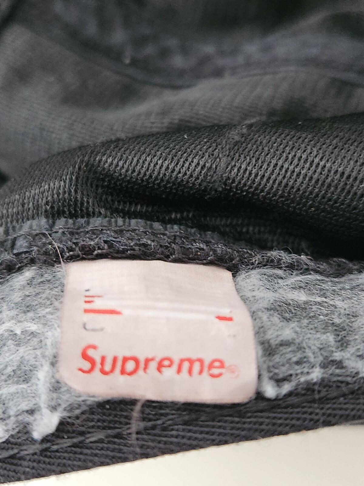 FW17 Supreme Checker Weave Camp Cap Black