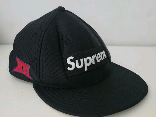 Gorra SS16 Supreme Dazzle Box Logo New Era negra Talla 7 3/4 (61.5cm)