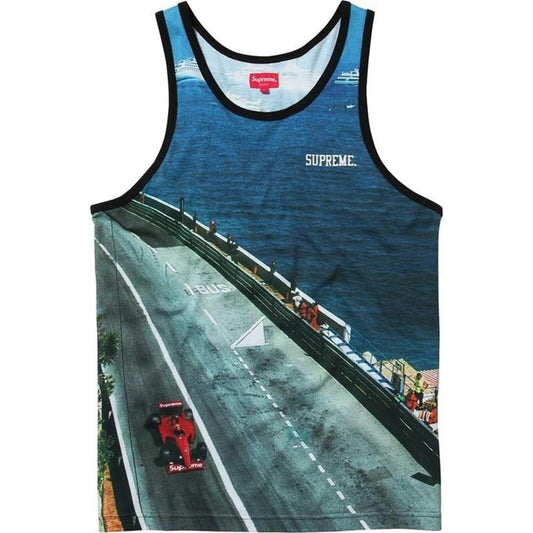 Camiseta sin mangas SS14 Supreme Grand Prix Talla XL