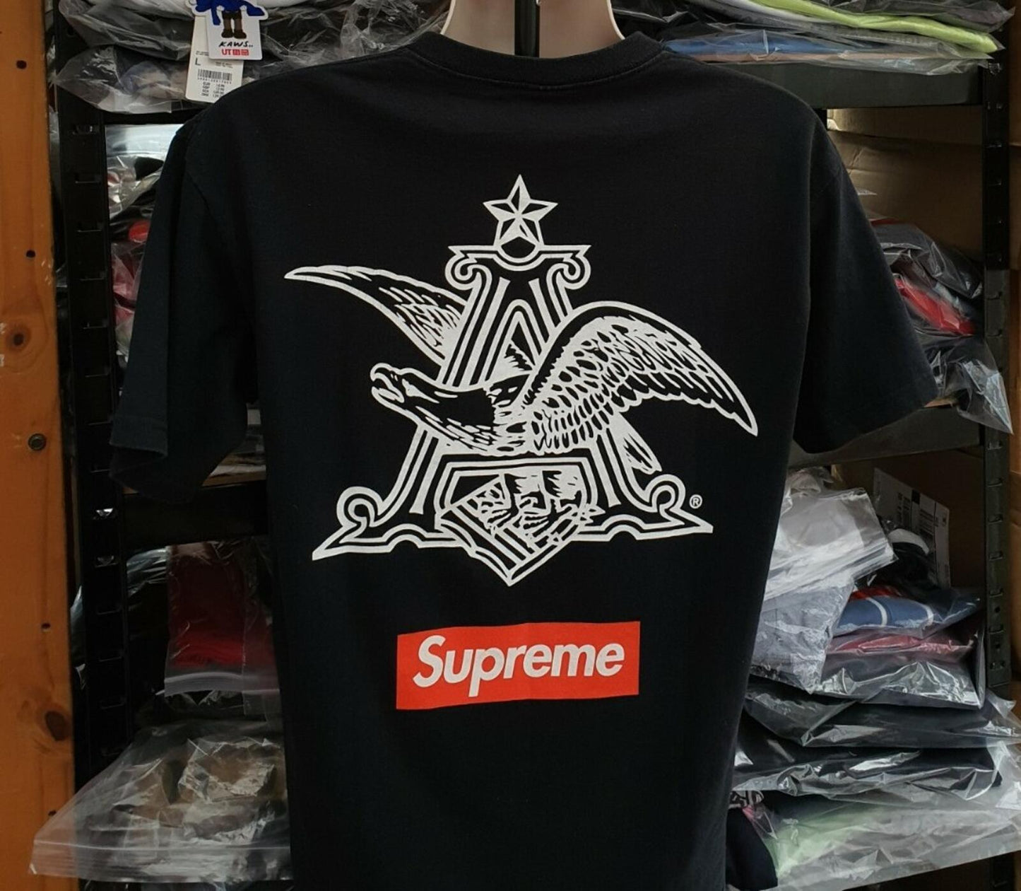 SS09 Supreme x Budweiser Tee Black Size M