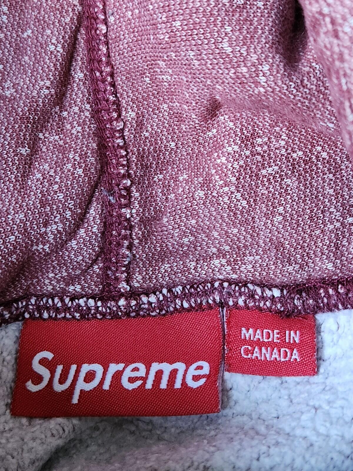 FW11 Supreme Imperial Pullover medium hoodie Burgundy Hooded Sweatshirt Hoodie