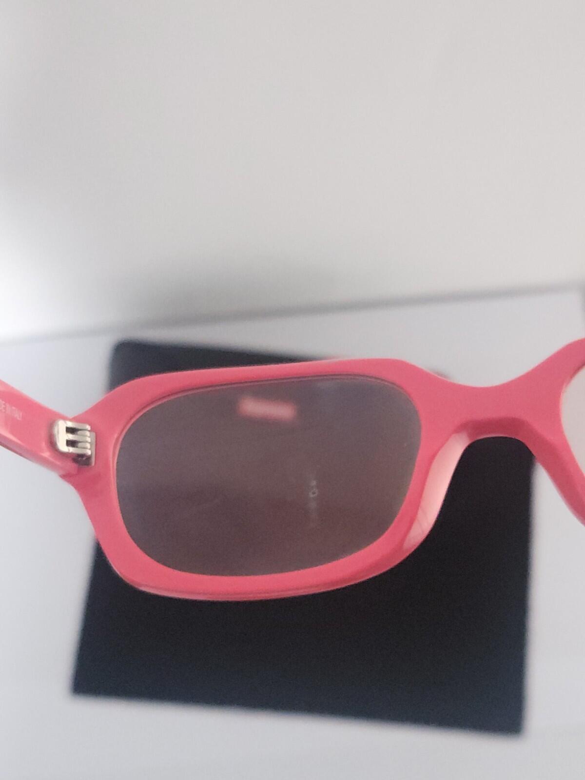 SS21 Supreme Vega sunglasses Pink made in Italy glasses accessory handmade