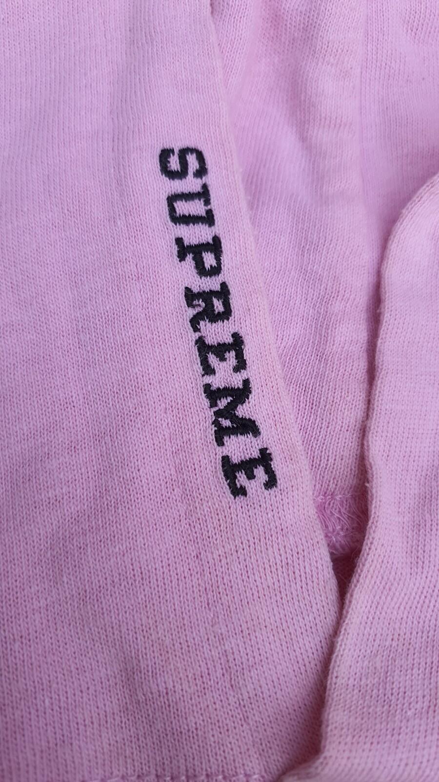 SS15 Supreme Mini Harvard Kapuzen-Langarmshirt Hoodie Pink Größe M